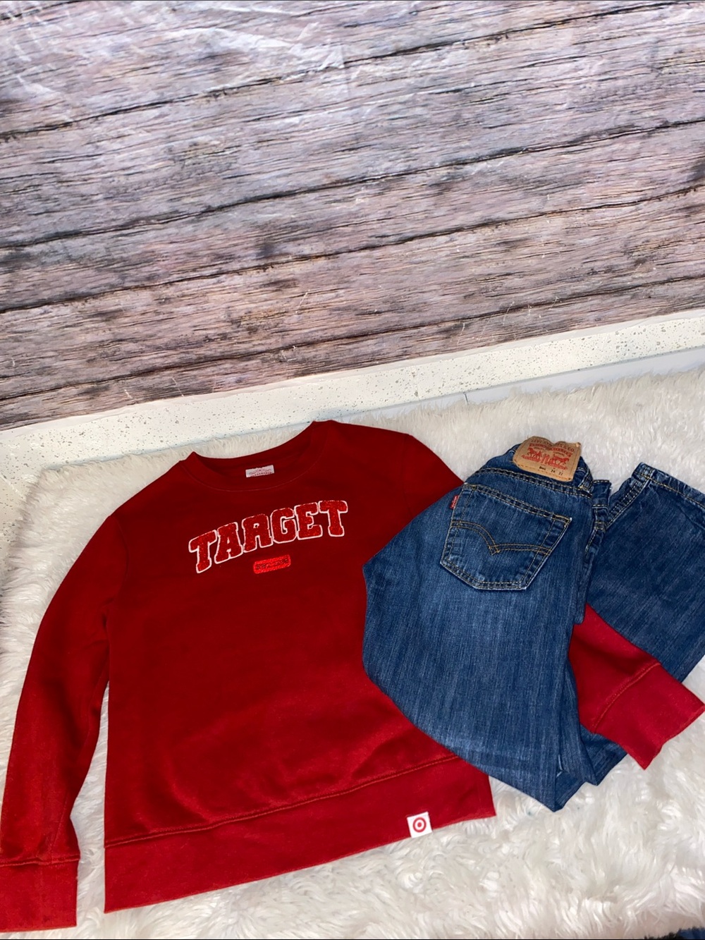 Target Red Kids Sweatshirt